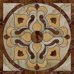 Roseton Ducale Nacar Roseton Ducale Nacar